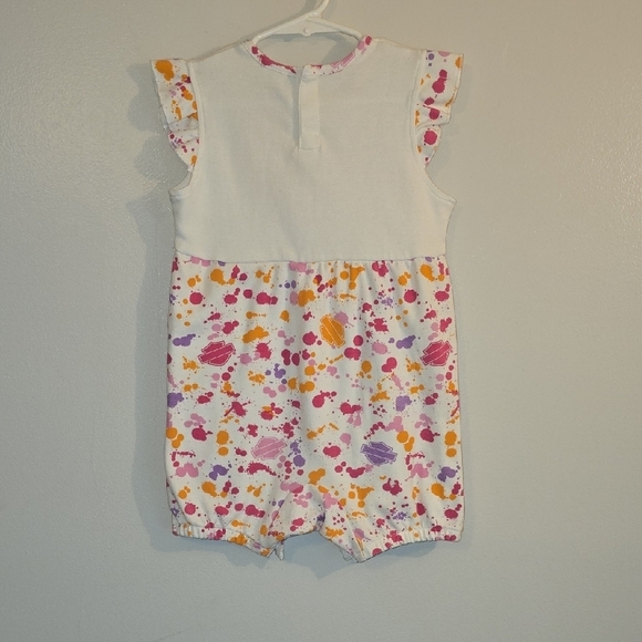 Harley-Davidson White and Pink Kids Summer Bodysuit LOT K - Picture 3 of 5